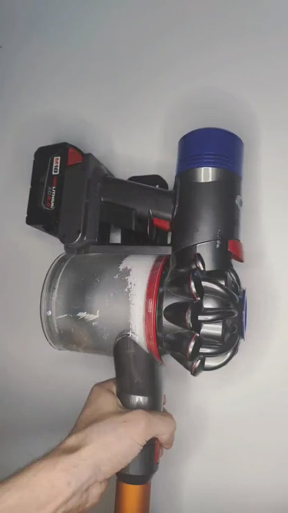 Wall Mount Holder for Dyson Battery Adapter (Compatible with V6/V7/V8/V10)